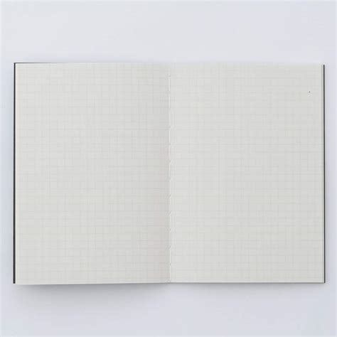 RECYCLED PAPER NOTEBOOK / 5mm GRID / D. GREY