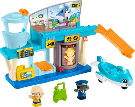 Fisher-Price Little People Toddler Toy Everyday Adventures Airport ...