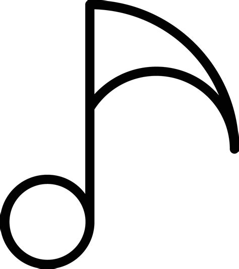 Musical Note Outline 的图像结果