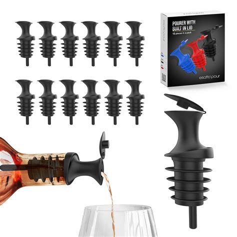 Buy Esatto Pour and Seal, Plastic Bottle Pourers With Built In Lid ...