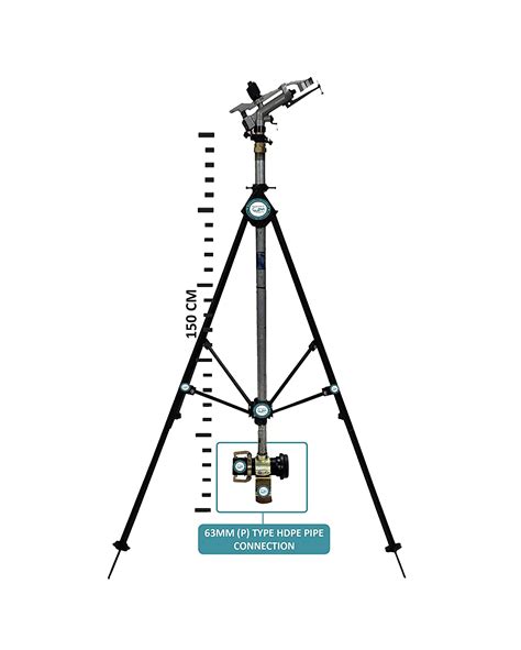 AUTOMAT RAIN Gun (P) Type Complete Set 1.25INCH with 4ft Riser Pipe ...
