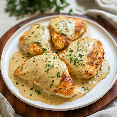 Creamy Dijon Mustard Chicken - Cookingsteps.com