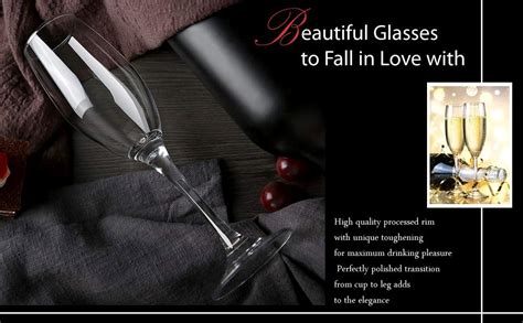 Buy Mynxe Set of 2 Classic Couple Flute Champagne Glasses - Toasting ...