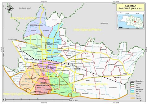 PETA WISATA KOTA BANDUNG | BANDUNG TOURISM MAP