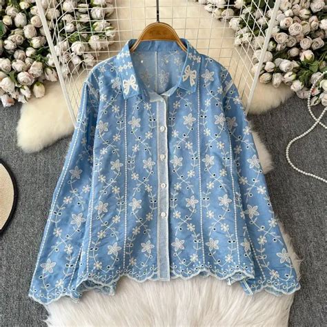 Buy Aria Premium Embroidered Cotton Shirts Online in India on a la mode