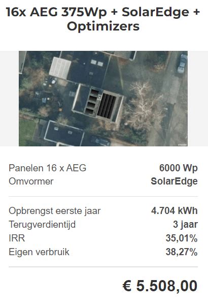 Advies legplan zonnepanelen - Duurzame energie en installaties - GoT