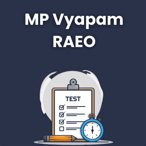 MP Vyapam RAEO Mock Test Series 2025
