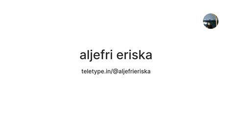 aljefri eriska — Teletype