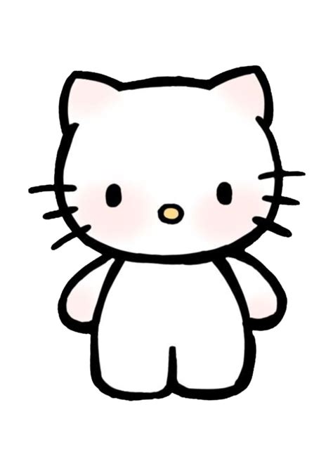Paper Hello Kitty #1 | Kağıt oyuncak bebek, Hello kitty dövmeleri, Hello kitty