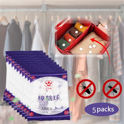 5Pack Moth Repellent for Closets, Moth Balls Get Rid of Moths from ...