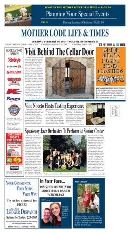 2015 Amador Ledger Dispatch