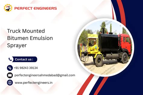 Truck Mounted Bitumen Emulsion Sprayer, Bitumen Emulsion Sprayer Near me