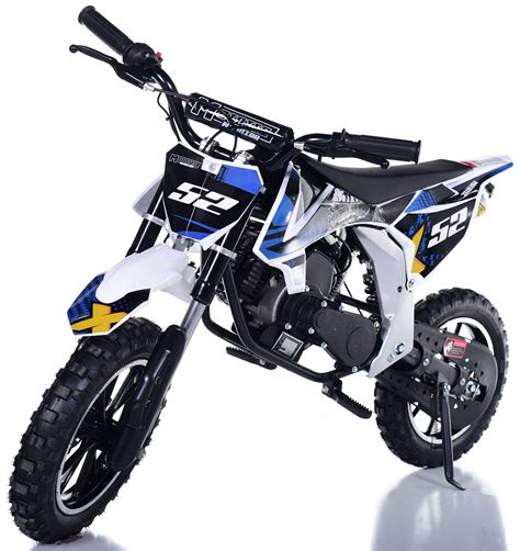 52cc Warrior Kids Gas Dirt Bike - Black - Big Toys Green Country