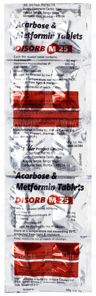 Disorb M 25500 Mg Tablet 10 - Uses, Side Effects, Dosage, Price | Truemeds