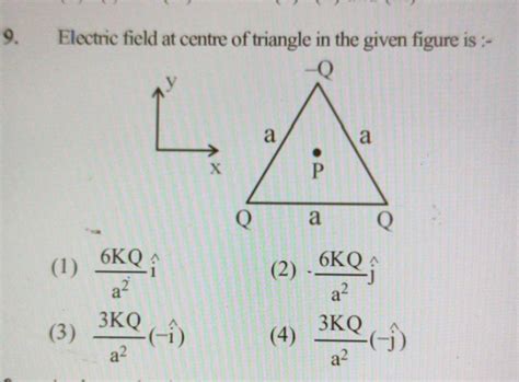Image result for Electric Field Triangle Problem