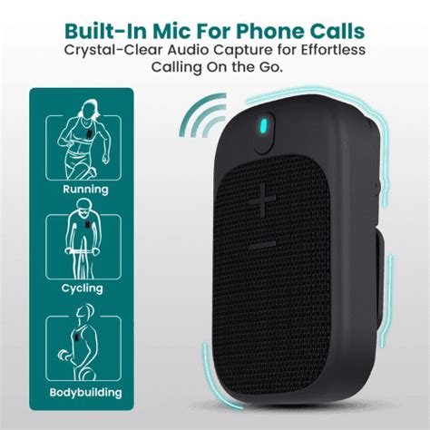 Buy Portronics Talk 4 Wearable Bluetooth Speaker 2W with Mic- Black ...