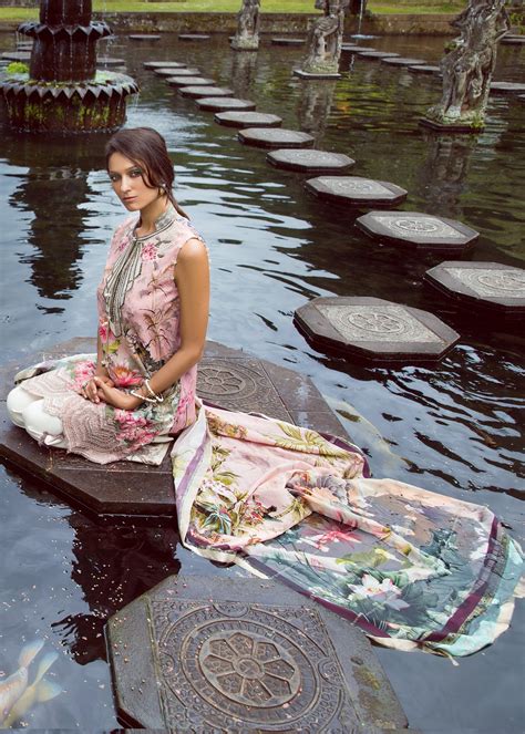 Shiza Hassan Luxury Lawn Collection 2019 – Lotus Dream 2A – YourLibaas