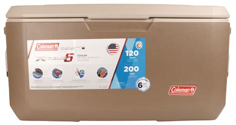 Coleman 120 Quart Xtreme 6 Day Heavy Duty Cooler, Tan - Walmart.com ...