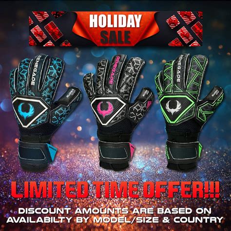 Buy Renegade GK Triton Goalie Gloves with Microbe-Guard (Sizes 5-11, 3 ...