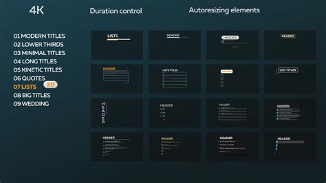 200 Animated Titles Pack for Premiere Pro MOGRT Videohive 28114109 ...