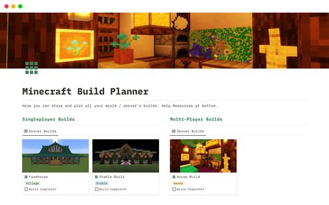 Minecraft Structure Planner