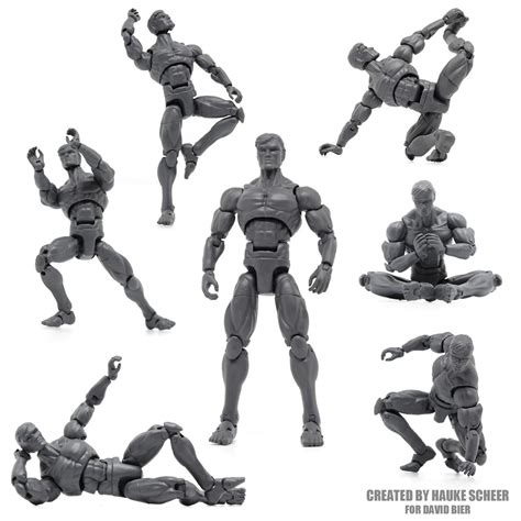 3D printed action figure comission by hauke3000 on DeviantArt