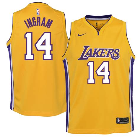 NBA Los Angeles Lakers 23 Lebron James City Edition Swingman Basketball ...