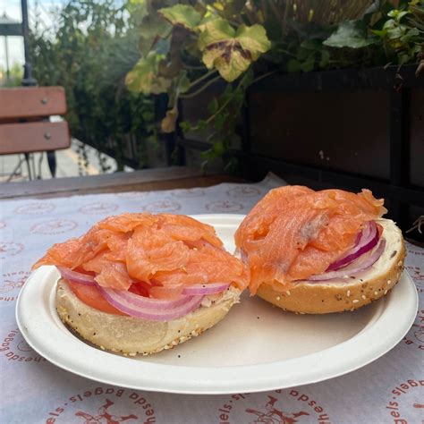 salmon lox bagel near me - Mariah Barclay