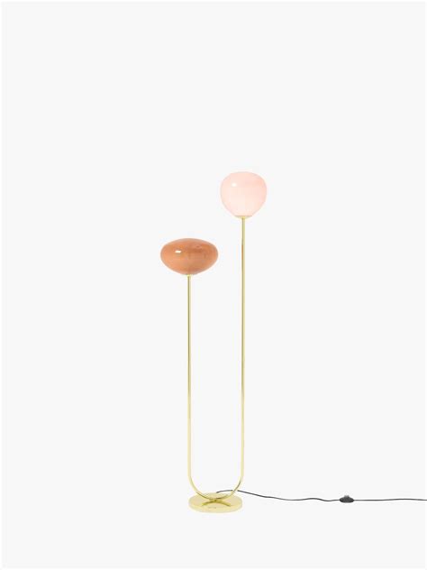 MADE Adrienne Glass Shades Floor Lamp, Pink