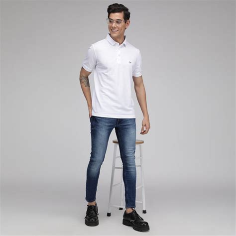 Sporto : Buy Men's White Polo T-Shirt Online