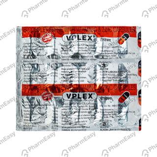 Buy Vplex Strip Of 20 Capsules Online & Save Up to 24% at PharmEasy