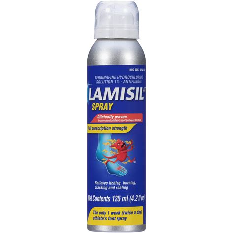 Lamisil AT Antifungal Spray, Continuous, 4.2 fl oz (125 ml)