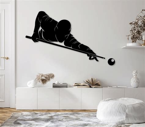 Buy Billiards Pool Laser Cut Dxf Svg Eps Cdr Glowforge File Wall Art ...