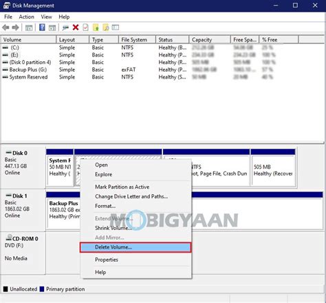 How to Delete Disk Partition 的图像结果