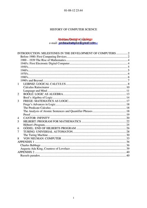 Image result for Computer Science History