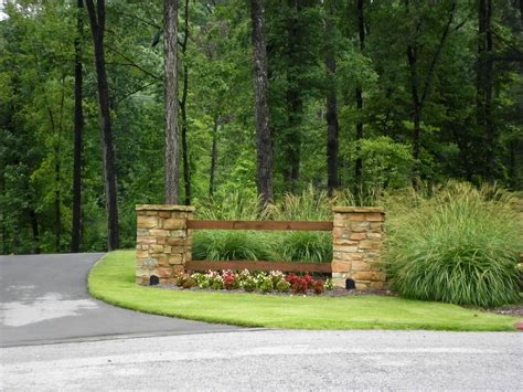 landscaping entrance ideas