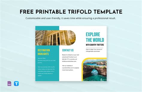 Blank Trifold Template in PNG - Download | Template.net