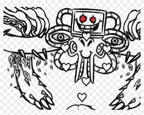 Image result for Omega Flowey Coloring Pages