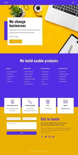 Image result for How Create a Contact Page in HTML
