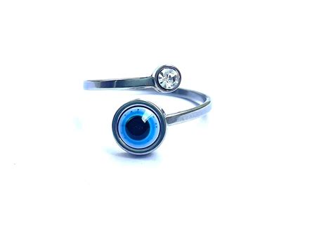 Buy PDY FASHION EVIL EYES RING (15) at Amazon.in