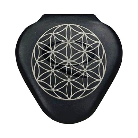 Q-Link 項鍊 生命之花-黑鑽款 – 左西購物網