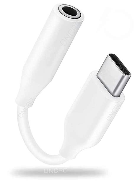 ONCRO® Type C to 3.5 mm Audio Jack Connector Compatible with Samsung ...