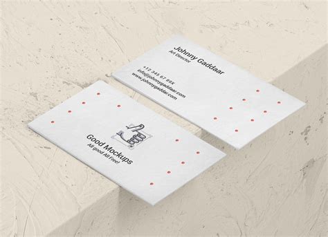 Creative Visiting Card Mockup | Free PSD Templates