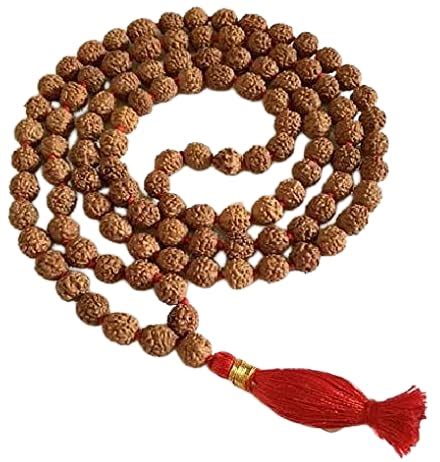 BluDiamond Mahadev Ki Mala 5 मुखी रुद्राक्ष माला जाप करने के लिए 5 ...