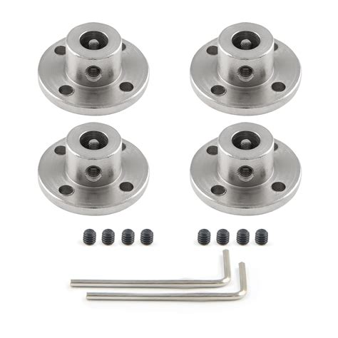 Cionyce 2 PCS 8mm Flange Shaft Coupling, Rigid Flange Coupling Motors ...