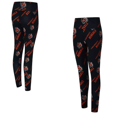 Women's Concepts Sport Black Cincinnati Bengals Mosaic Allover Print ...