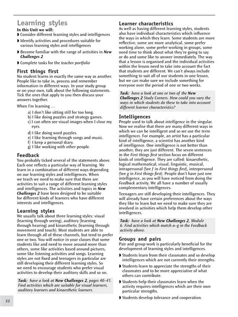 Image result for Learning Style List PDF