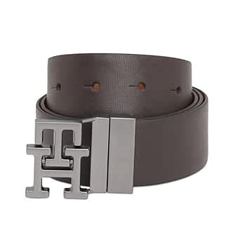 Buy Tommy Hilfiger Men Dunmore Reversible Belt - Brown+Tan, S 80Cm at ...