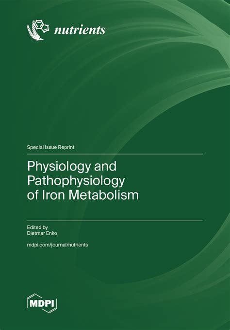 Physiology and Pathophysiology of Iron Metabolism | MDPI Books