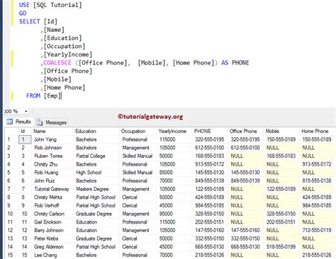 Image result for SQL Server Coalesce
